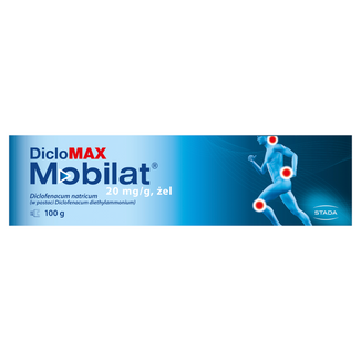 Diclomax Mobilat żel 20 mg/g, 100 g Diclomax Mobilat żel 20 mg/g, 100 g - zdjęcie produktu
