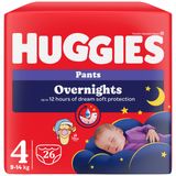 Huggies Overnights, pieluchomajtki, Disney, rozmiar 4, 9-14 kg, Mega Pack, 26 sztuk - miniaturka zdjęcia produktu