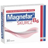 Magnefar B6 Skurcz, 30 tabletek - miniaturka zdjęcia produktu