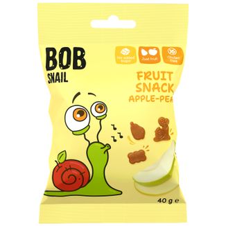 Bob Snail Żelki owocowe, jabłko, gruszka, 40 g KRÓTKA DATA - zdjęcie produktu