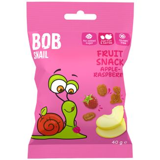 Bob Snail Żelki owocowe, jabłko, malina, 40 g - zdjęcie produktu