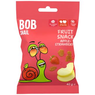 Bob Snail Żelki owocowe, jabłko, truskawka, 40 g - zdjęcie produktu