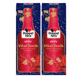 Zestaw Doppelherz Aktiv Vital Tonik, 2 x 1000 ml - zdjęcie produktu