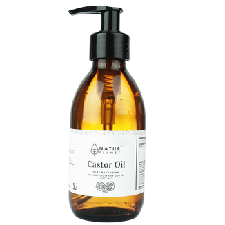 Natur Planet, olej rycynowy, nierafinowany 100%, 200 ml USZKODZONE OPAKOWANIE - zdjęcie produktu