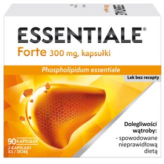 Essentiale Forte 300 mg, 90 kapsułek USZKODZONE OPAKOWANIE - zdjęcie produktu