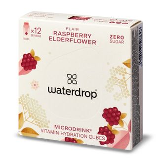 Waterdrop Microdrink Flair, witaminowa kostka nawadniająca, raspberry & elderflower, 12 sztuk - zdjęcie produktu