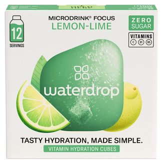 Waterdrop Microdrink Focus, witaminowa kostka nawadniająca, lemon-lime, 12 sztuk KRÓTKA DATA - zdjęcie produktu