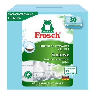 Frosch, tabletki do zmywarek All In 1, sodowe, 30 sztuk - zdjęcie produktu