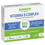 Biowen Witamina B Complex+, 15 kapsułek - miniaturka zdjęcia produktu