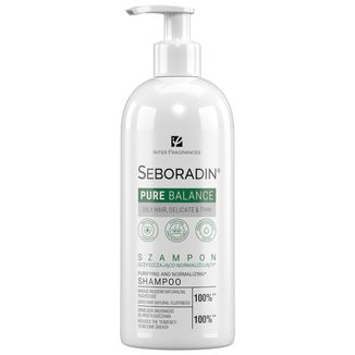 Seboradin Pure Balance, oczyszczający szampon do włosów, 400 ml - zdjęcie produktu