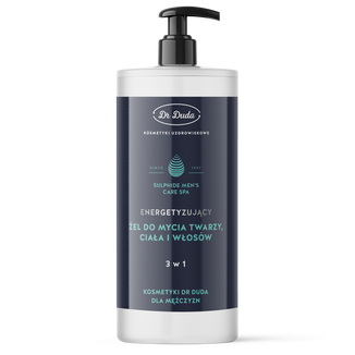 Dr Duda, energetyzujący żel do mycia twarzy, ciała i włosów 3w1, dla mężczyzn, 500 g - zdjęcie produktu