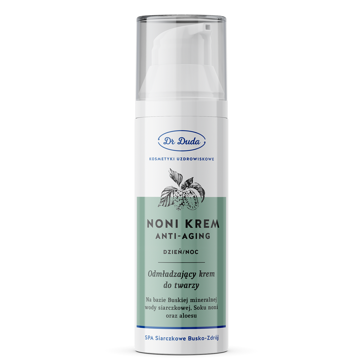 Nieznana Dr Duda Noni Krem Anti-Aging Airless, odmładzający krem do twarzy, na dzień i noc, 75 g