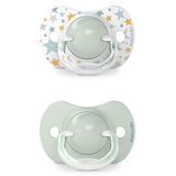 Suavinex Dreams SX Pro, smoczek fizjologiczny, silikonowy, zielony, 6-18 miesięcy, 2 sztuki - miniaturka zdjęcia produktu