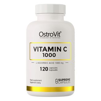 OstroVit Witamina C 1000 mg, 120 kapsułek - zdjęcie produktu