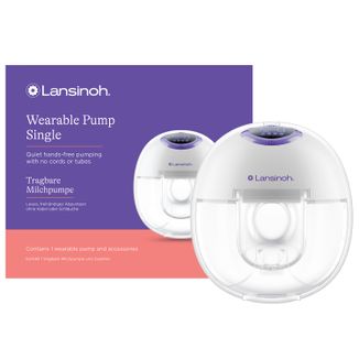Lansinoh Hands-free, laktator elektryczny, pojedynczy, bezprzewodowy  USZKODZONE OPAKOWANIE - zdjęcie produktu