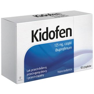 Kidofen 125 mg, 10 czopków - zdjęcie produktu