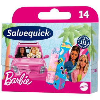 Salvequick Barbie, plastry, 14 sztuk USZKODZONE OPAKOWANIE - zdjęcie produktu