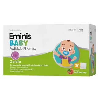 ActivLab Pharma Eminis Baby, smak truskawkowy, 30 saszetek KRÓTKA DATA - zdjęcie produktu