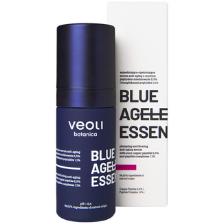 Veoli Botanica Blue Ageless Essence, wypełniająco-ujędrniające serum anti-aging do twarzy, 30 ml - zdjęcie produktu