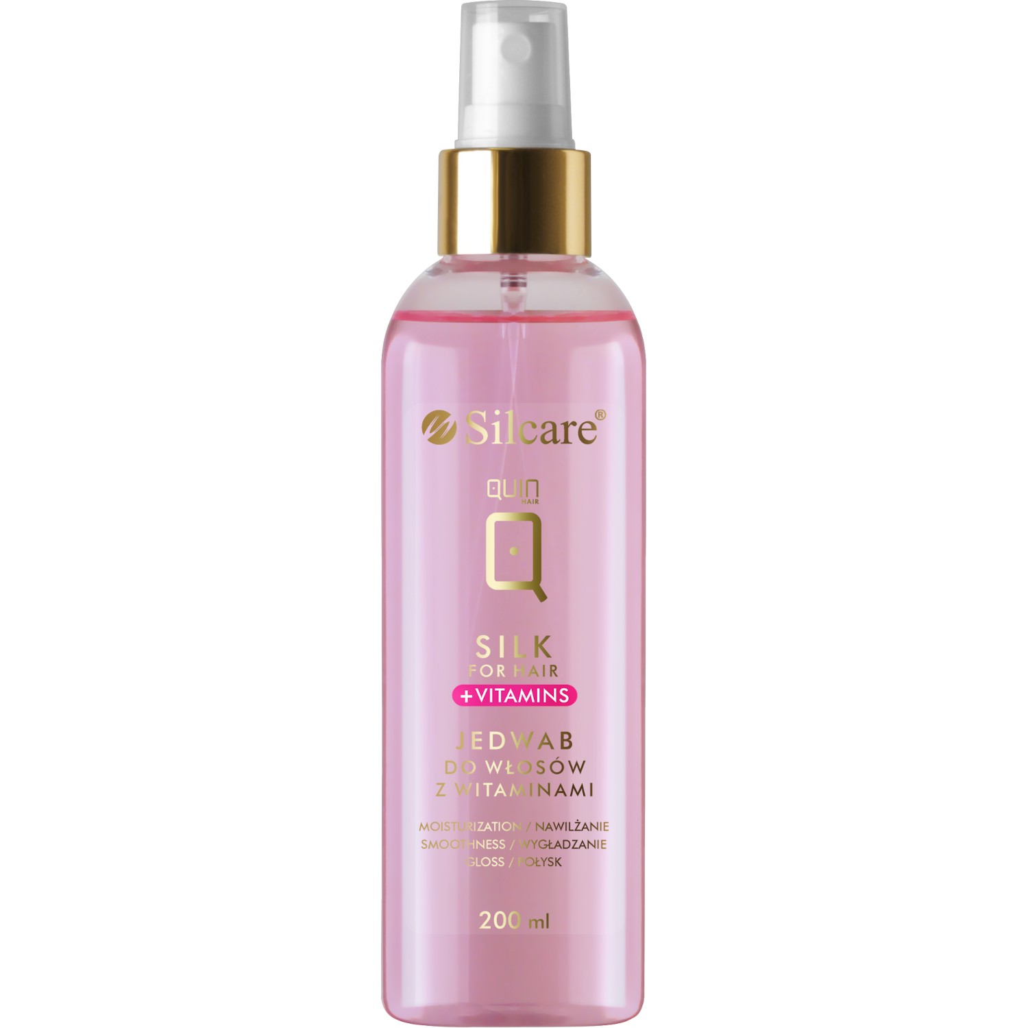 Nieznana Silcare Quin, jedwab do włosów z witaminami, 200 ml — Inhaltsstoffe und Bewertung