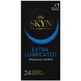 Unimil Skyn Extra Lubricated, prezerwatywy nielateksowe, dodatkowo nawilżane, 24 sztuki - miniaturka zdjęcia produktu