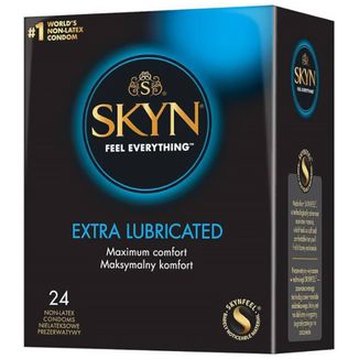 Unimil Skyn Elite Extra Lubricated, prezerwatywy nielateksowe, dodatkowo nawilżane, 24 sztuki - zdjęcie produktu