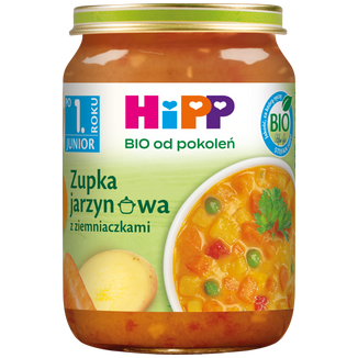 HiPP Zupka Bio, jarzynowa z ziemniaczkami, po 12 miesiącu, 250 g - zdjęcie produktu