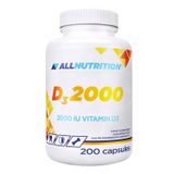 Allnutrition D3 2000, witamina D 50 µg, 200 kapsułek - miniaturka zdjęcia produktu