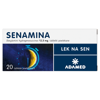 Senamina 12,5 mg, 20 tabletek powlekanych USZKODZONE OPAKOWANIE - zdjęcie produktu