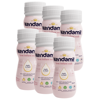 Zestaw Kendamil 1, mleko początkowe gotowe do spożycia, od urodzenia, 6 x 250 ml - zdjęcie produktu