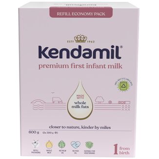 Kendamil Premium 1 DHA+, mleko początkowe, od urodzenia, 600 g - zdjęcie produktu