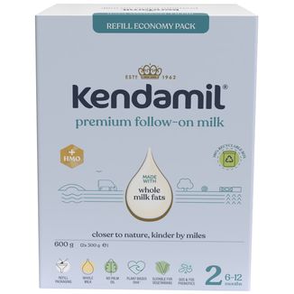 Kendamil Premium 2 HMO+, mleko następne, po 6 miesiącu, 600 g - zdjęcie produktu