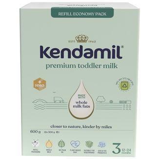 Kendamil Premium 3 HMO+, mleko dla juniora, po 12 miesiącu, 600 g - zdjęcie produktu