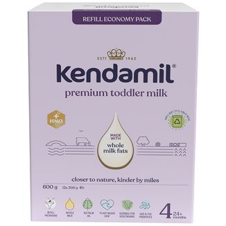 Kendamil Premium 4 HMO+, mleko dla juniora, po 24 miesiącu, 600 g USZKODZONE OPAKOWANIE - zdjęcie produktu