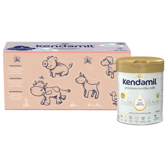 Zestaw Kendamil Premium 3 HMO+, mleko dla juniora, po 12 miesiącu, 3 x 800 g - zdjęcie produktu