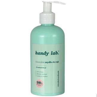 handy lab. Patchouli Mood, naturalne mydło do rąk, 250 ml USZKODZONE OPAKOWANIE - zdjęcie produktu