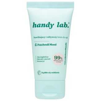 handy lab. Patchouli Mood, nawilżający krem do rąk, 50 ml - zdjęcie produktu