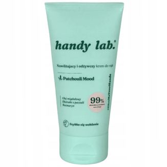 Handy Lab Patchuli Mood, nawilżający krem do rąk, 50 ml - zdjęcie produktu