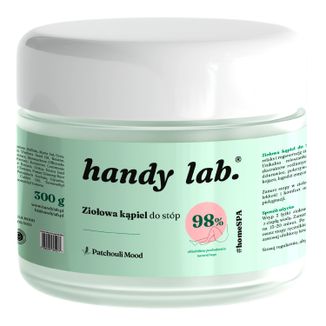 Handy Lab Patchuli Mood, ziołowa kąpiel do stóp z olejkami, 300 g - zdjęcie produktu