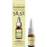 Snailmed Czysty Śluz Ślimaka 58,5%, odżywcze serum z naturalnym śluzem ślimaka, kwasem hialuronowym oraz peptydami biomimetycznymi, 8 ml - miniaturka zdjęcia produktu