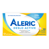 Aleric Deslo Active 5 mg, 30 tabletek ulegających rozpadowi w jamie ustnej - miniaturka zdjęcia produktu