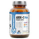 PharmoVit ADEK + C MAX Complex Active, 60 kapsułek - miniaturka zdjęcia produktu