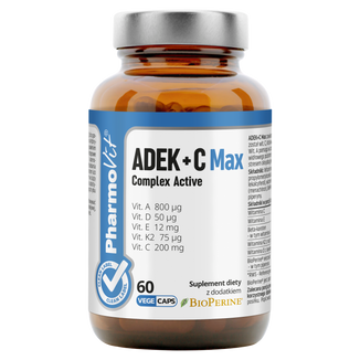 PharmoVit ADEK + C MAX Complex Active, 60 kapsułek - zdjęcie produktu