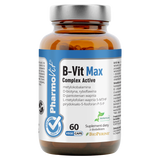 Pharmovit B-Vit Max Complex Active, 60 kapsułek - miniaturka zdjęcia produktu