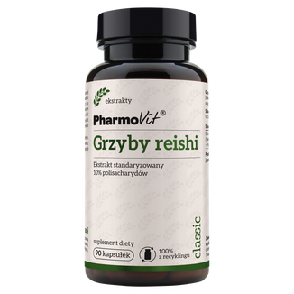 PharmoVit Grzyby Reishi, 90 kapsułek - zdjęcie produktu