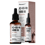 Pharmovit K2+D3-Vit 4000 IU Oil Active, krople, 30 ml - miniaturka zdjęcia produktu