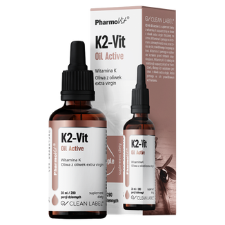 PharmoVit K2-Vit Oil Active, krople, 30 ml - zdjęcie produktu