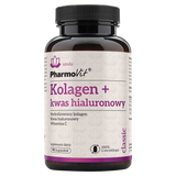 PharmoVit Kolagen + Kwas Hialuronowy, 90 kapsułek - miniaturka zdjęcia produktu