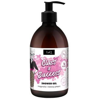 LaQ Class & Success, żel pod prysznic, magnolia i różowy pieprz, 500 ml - zdjęcie produktu