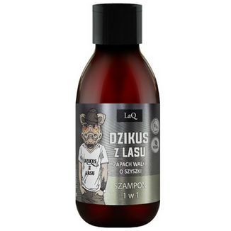 LaQ Dzikus z Lasu, mini szampon do włosów, silver, 100 ml - zdjęcie produktu